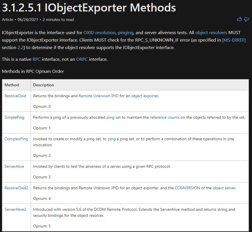 object-exporter-methods