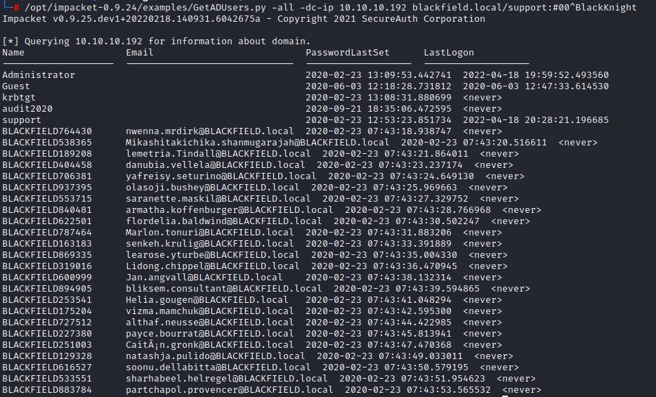 impacket-get-ad-user