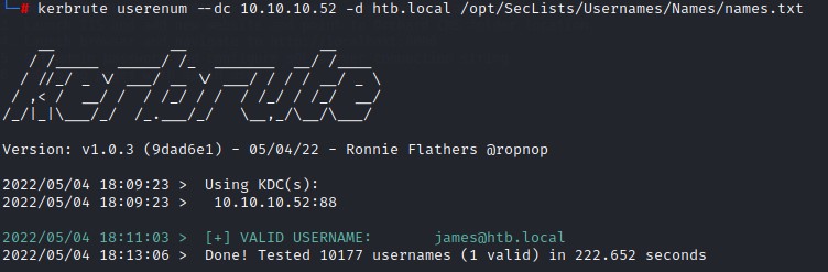 kerbrute-userenum