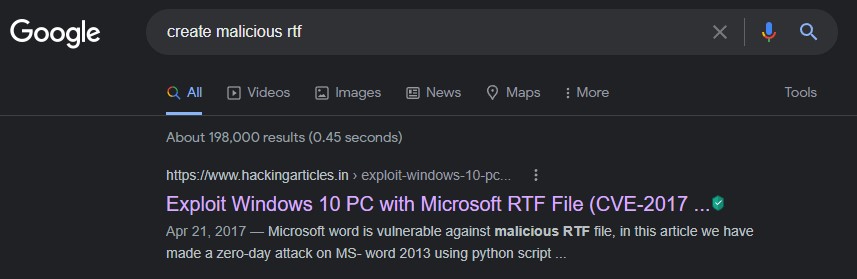 rtf-exploit-search